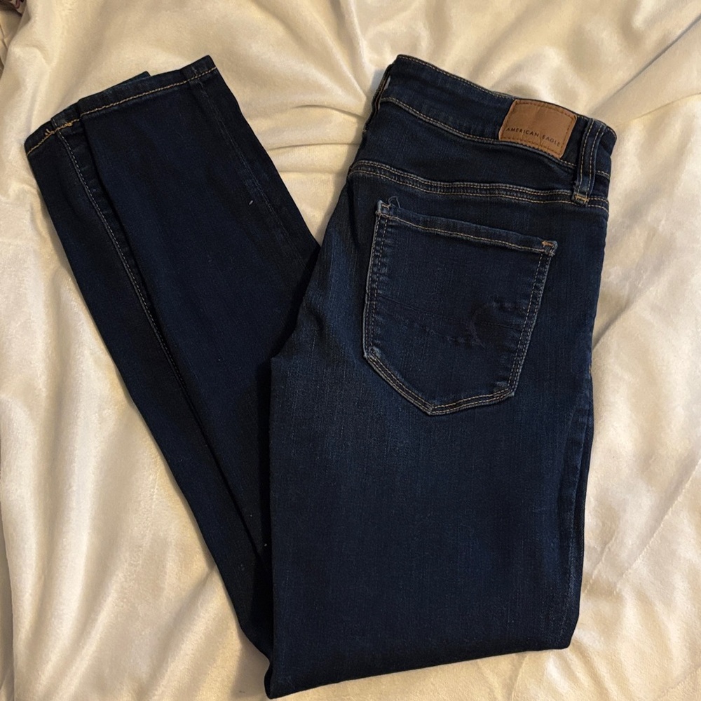 American Eagle Outfitters Dark Indigo Skinny Jeans